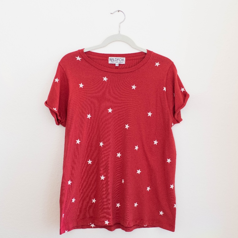 NWOT Wildfox Fireworks Tee